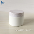 Cream Jar with Bamboo Water Transfer Printing Lid